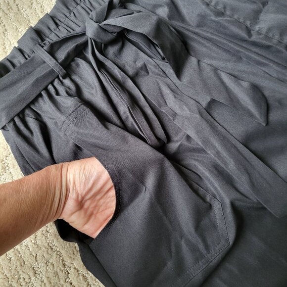 Women’s Kancy Kole High Waist A-Line Skirt – Size L – Black – NWT - Picture 4 of 9